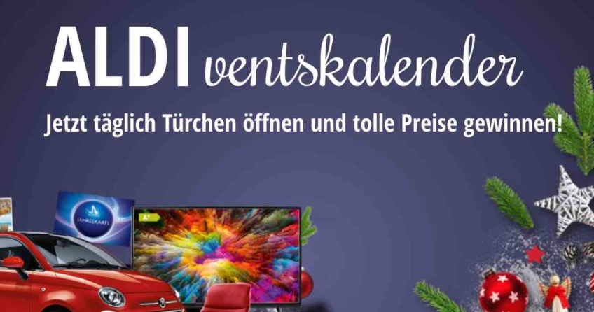 Online Adventskalender - tägliche Gewinnchancen